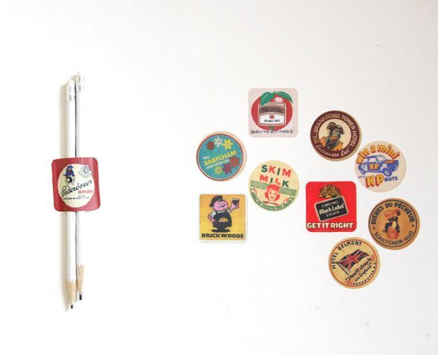 Vintage Coaster Sticker Label Set v3