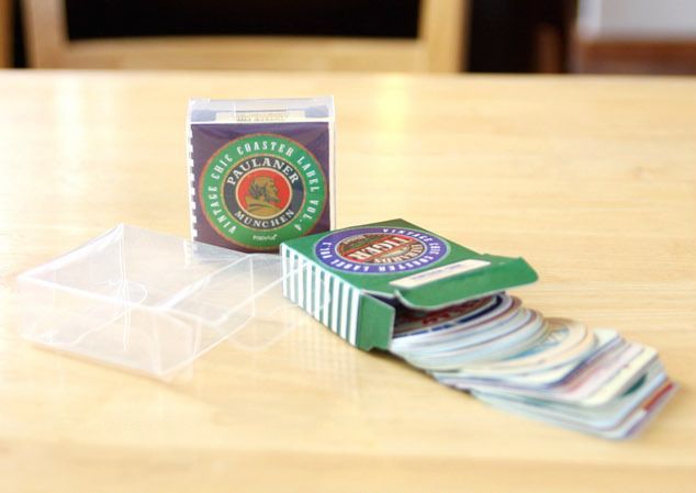 Vintage Coaster Sticker Label Set v3