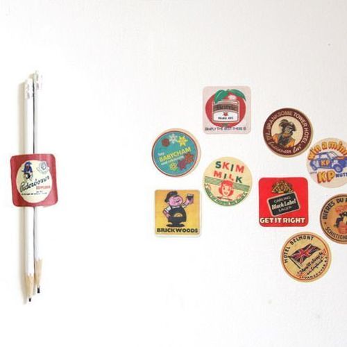 Vintage Coaster Sticker Label Set v3 - Image 2