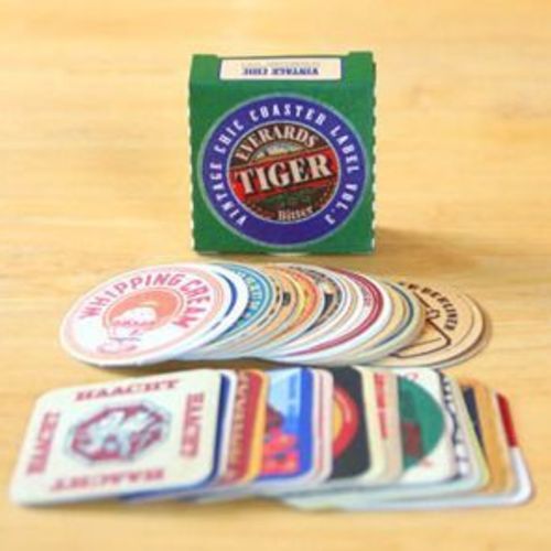 Vintage Coaster Sticker Label Set v3 - Image 3