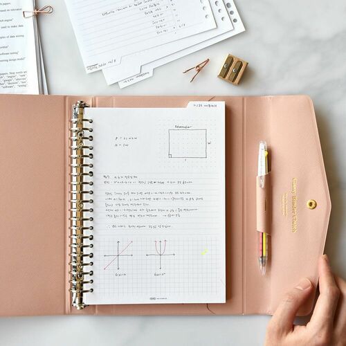 MochiThings Classy 20 Ring A5 Binder Clutch