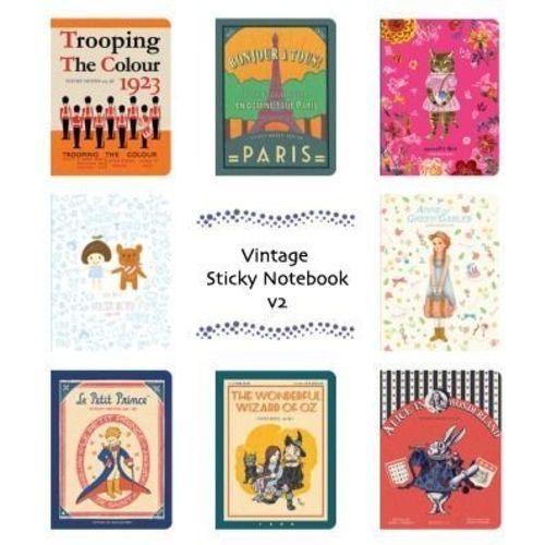 Vintage Sticky Notebook v2