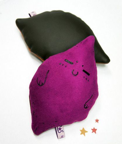 Violet Sweet Potato Mouse Cushion