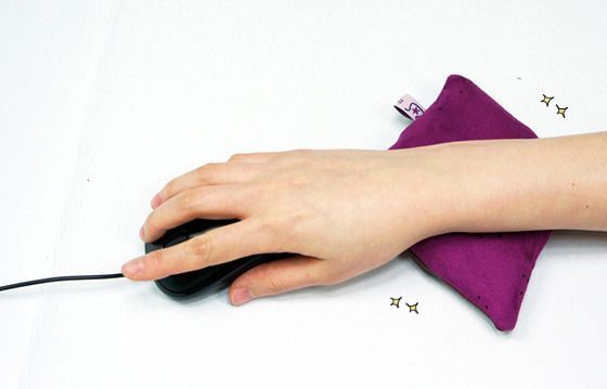 Violet Sweet Potato Mouse Cushion