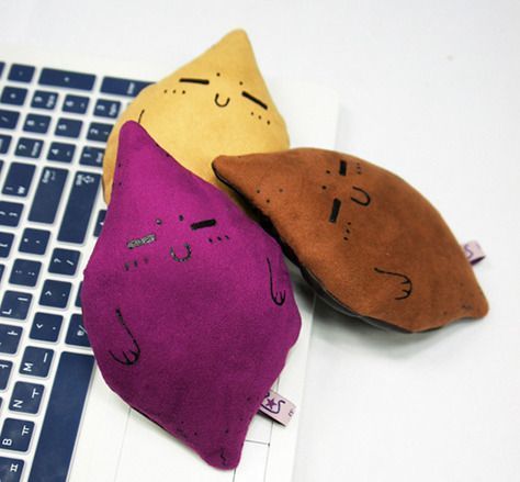 Violet Sweet Potato Mouse Cushion