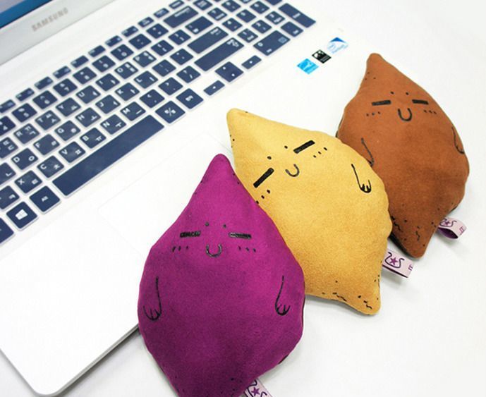 Violet Sweet Potato Mouse Cushion