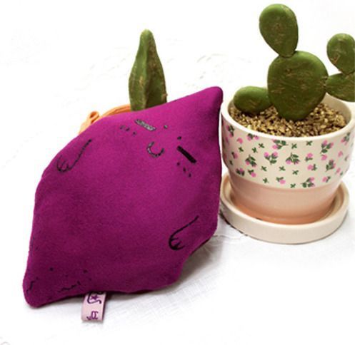 Violet Sweet Potato Mouse Cushion