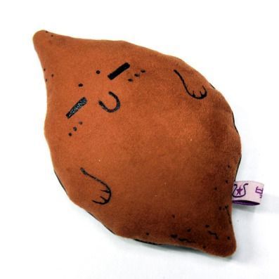 Brown Sweet Potato Mouse Cushion