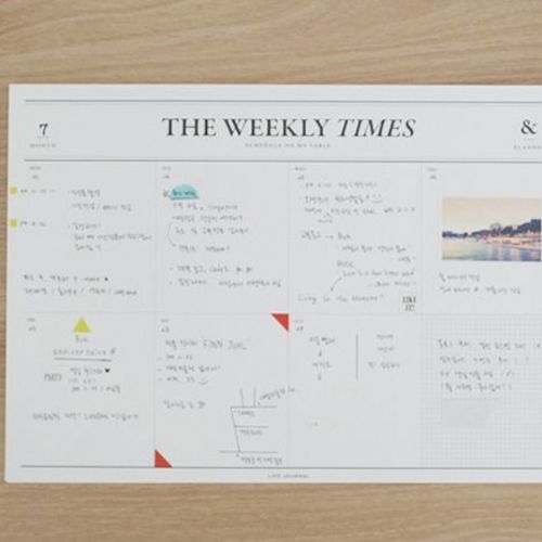 MochiThings: Weekly Schedule Notepad v4
