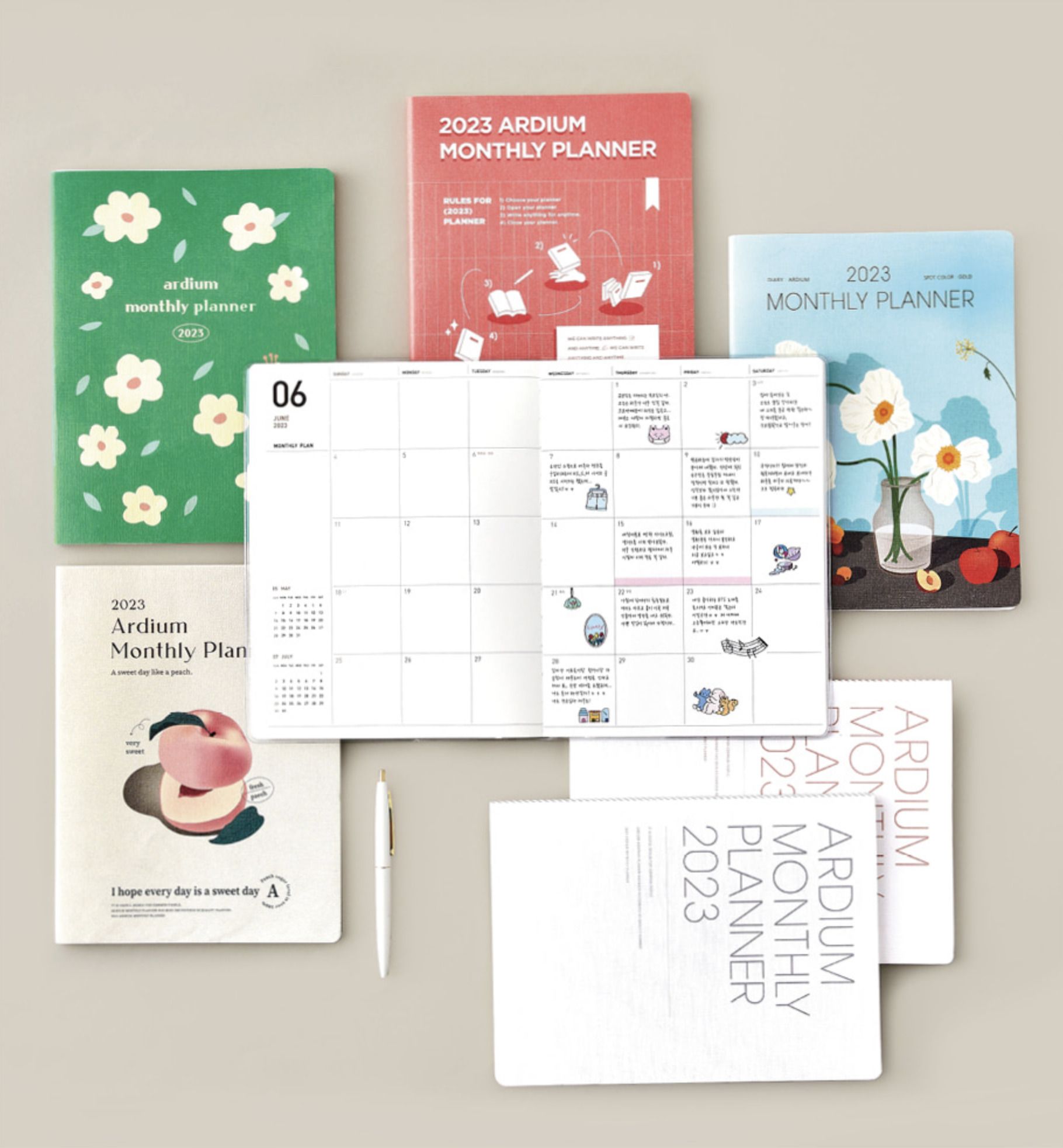 Mochithings: 2023 Ardium Large Monthly Planner