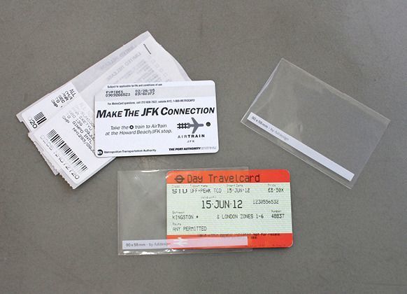 Travel Ticket Pocket Set