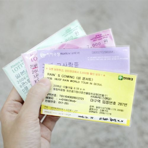Movie Ticket Transparent Pocket Set v1 - Image 1