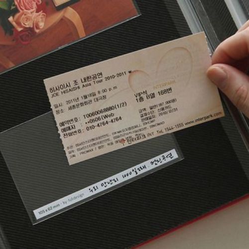Movie Ticket Transparent Pocket Set v1 - Image 2