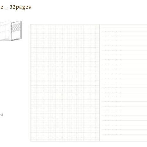 Small Pattern Folding Planner Refill Notebook - Image 3