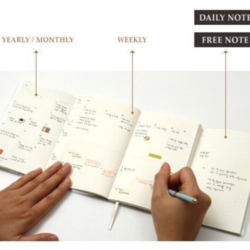 Small Pattern Folding Planner Refill Notebook - Image 7