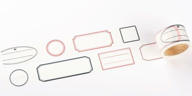 Label Washi Tape