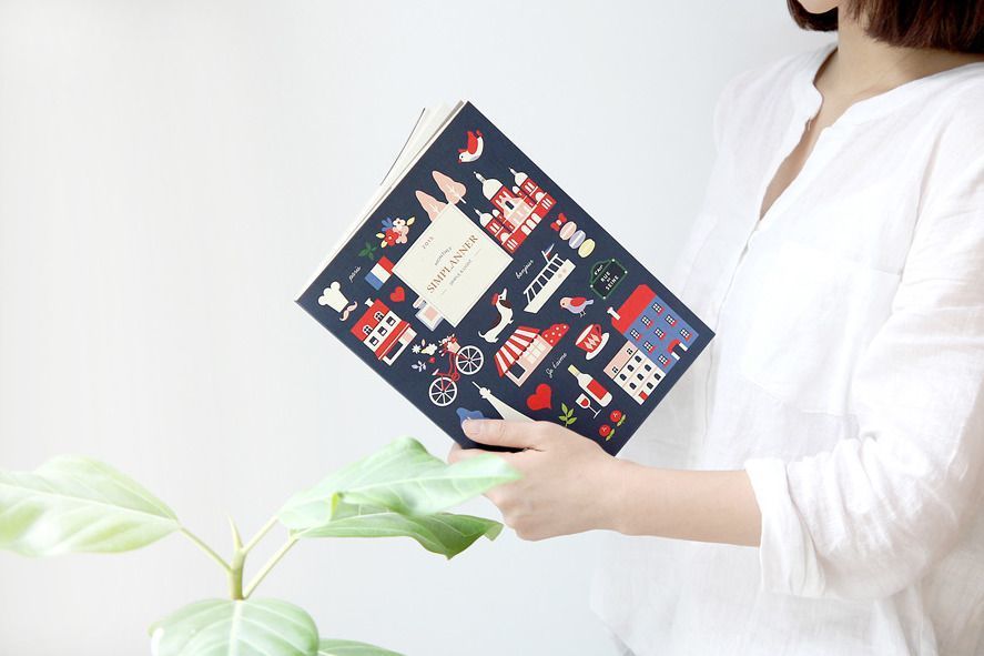 2015 Large Pattern Monthly Planner