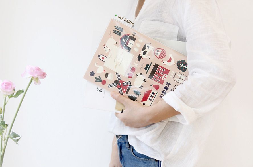 2015 Large Pattern Monthly Planner