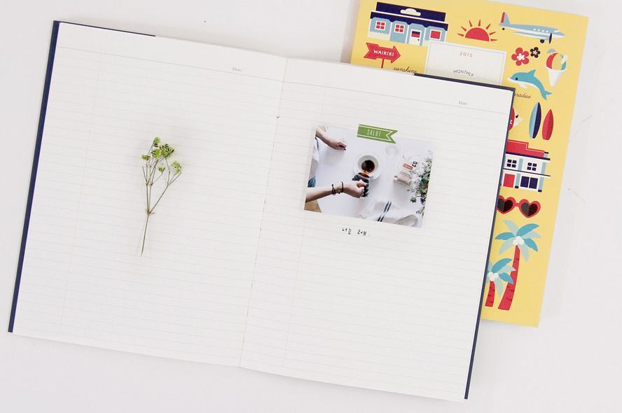 2015 Large Pattern Monthly Planner