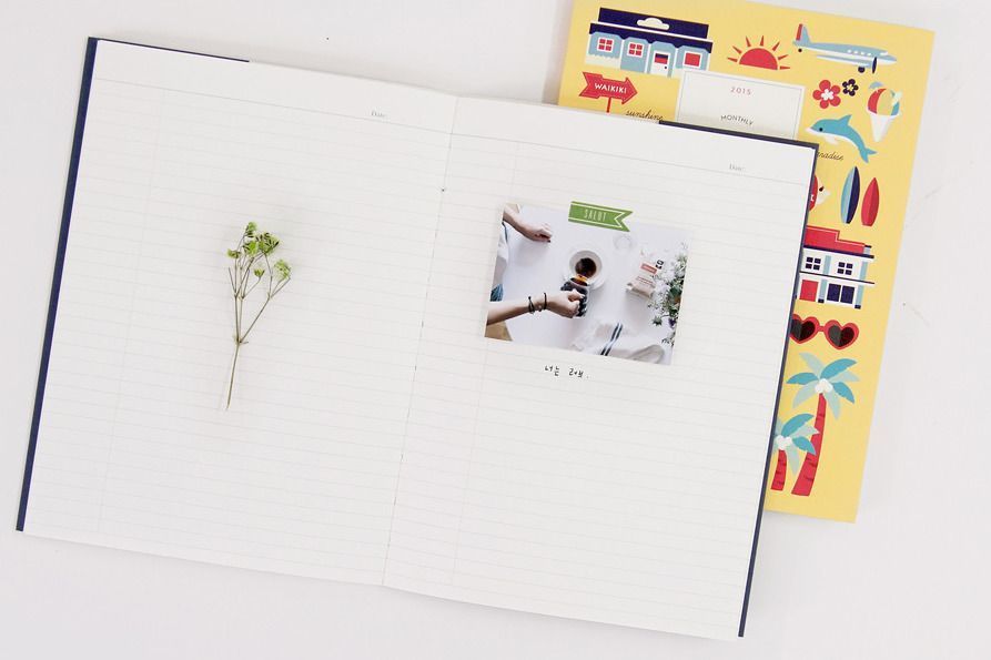 2015 Large Pattern Monthly Planner