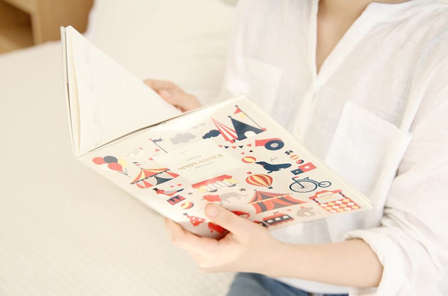 2015 Large Pattern Monthly Planner