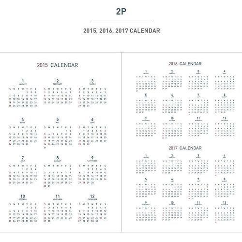 2015 Medium Weekly Appointment Planner - Image 6