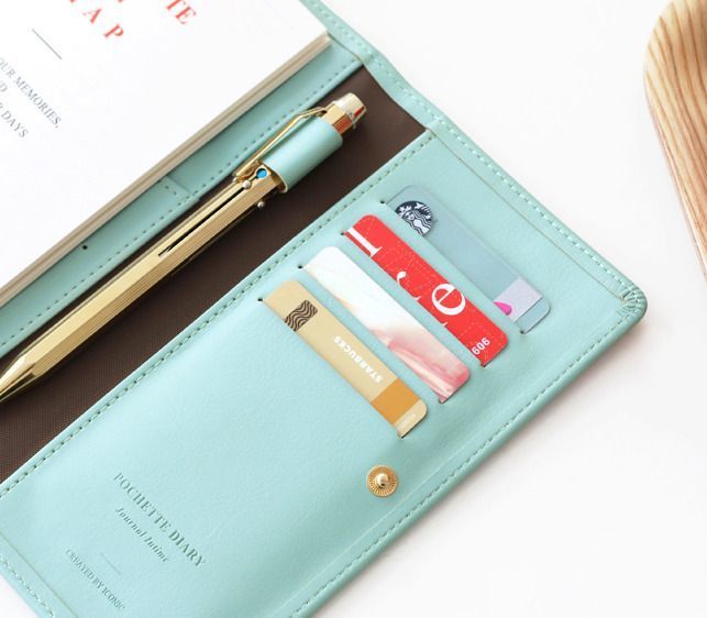 MochiThings: Pochette Leather Diary Wallet