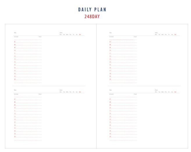 Large Daily Planner
