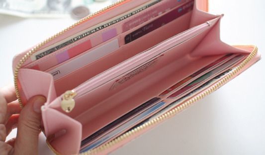 Paper Doll Slim Zipper Wallet v2