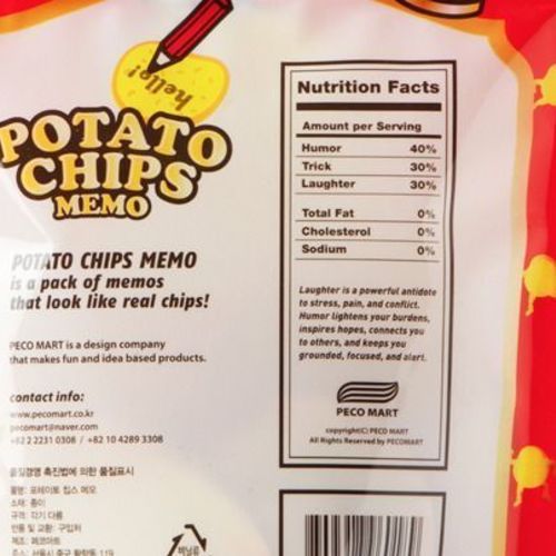 Potato Chips Memo