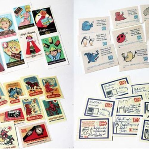 Vintage Czech Label Sticker Set - Image 2
