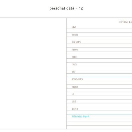 Large My Little Tale Monthly Planner