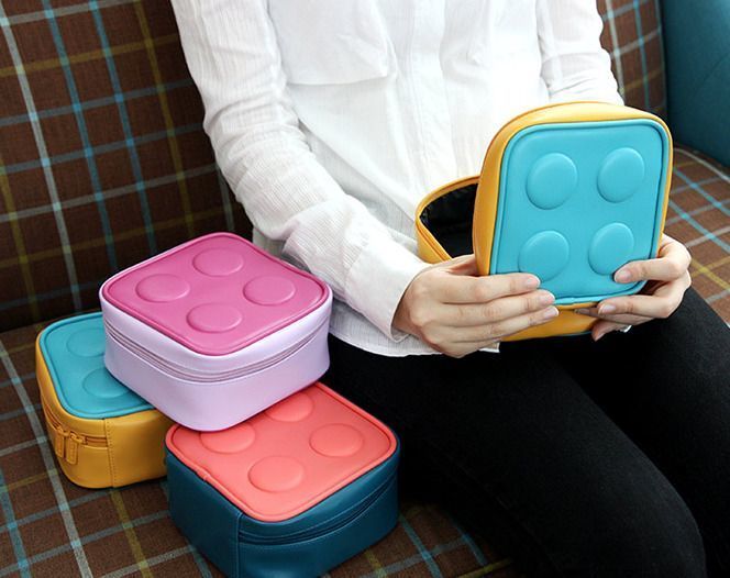 Block Cosmetic Pouch