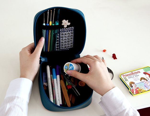 Block Cosmetic Pouch