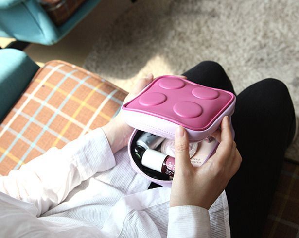 Block Cosmetic Pouch
