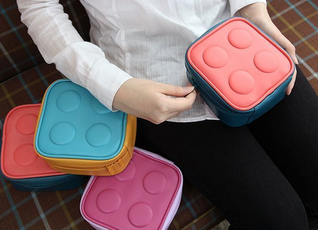 Block Cosmetic Pouch