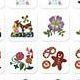 Fairy Tale Mini Point Sticker Set, Nathalie Lete