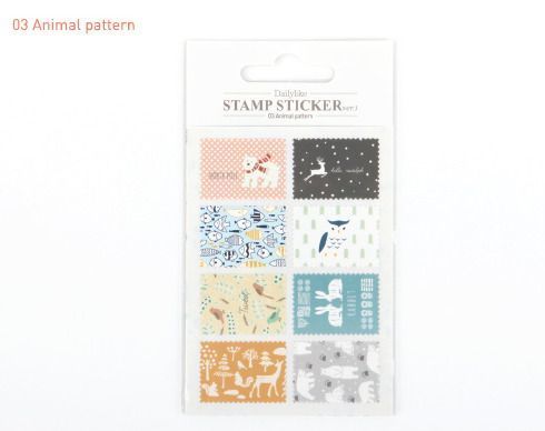 Vintage Stamp Sticker Set v3