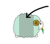 MochiThings: Sheep Sticky Note