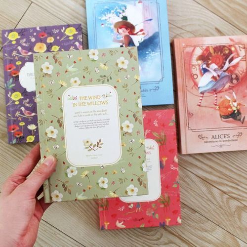 Fairy Tale Hardcover Lined Notebook