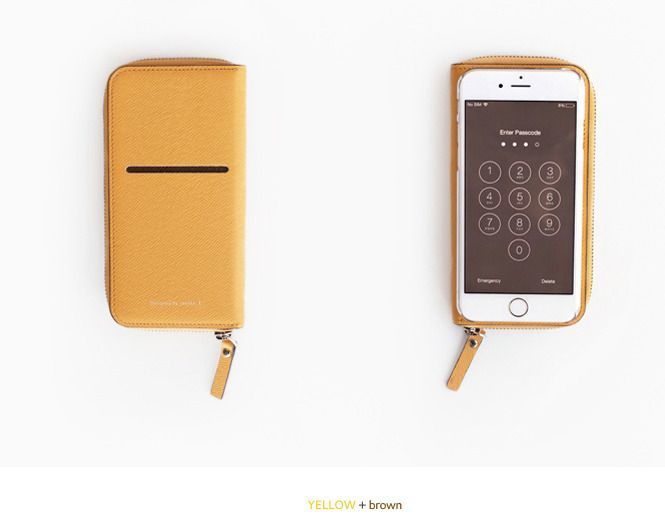 iPhone 6 Case with Wallet and Stand - Color: Red main image 1