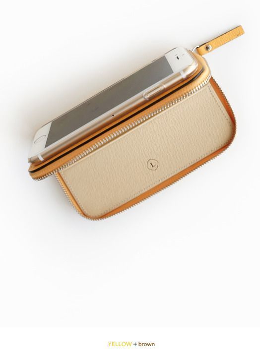 iPhone 6 Case with Wallet and Stand - Color: Brown main image 0