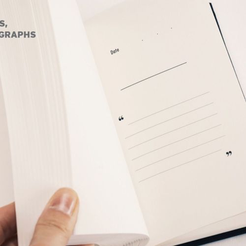 Green One Paragraph Hardcover Notebook - Image 5