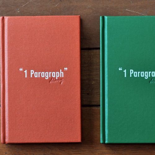 Green One Paragraph Hardcover Notebook - Image 7