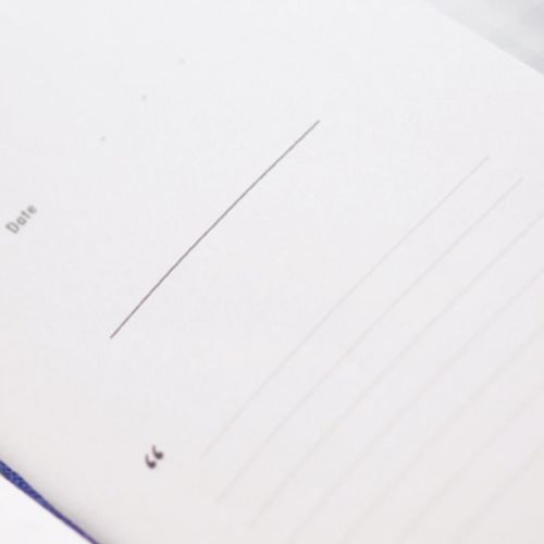 Yellow One Paragraph Hardcover Notebook - Image 5