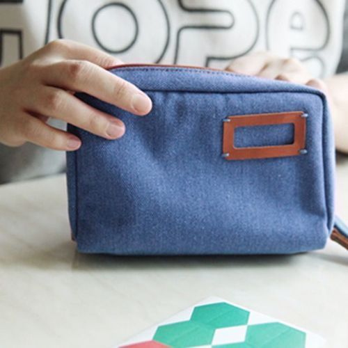 【THENCE】DENIM MULTI POUCH THENCE - Denim Multi Pouch CB Logo – Harumio