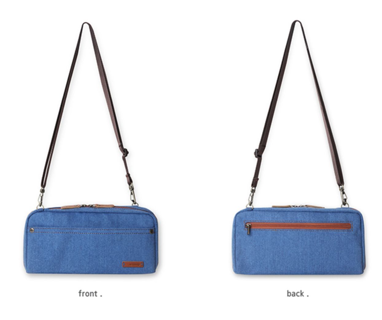 Blue Jean Clutch Bag