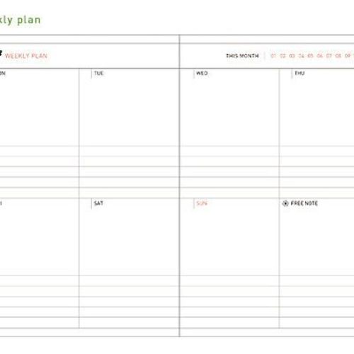 Medium Breezy Windy Weekly Planner - Image 17