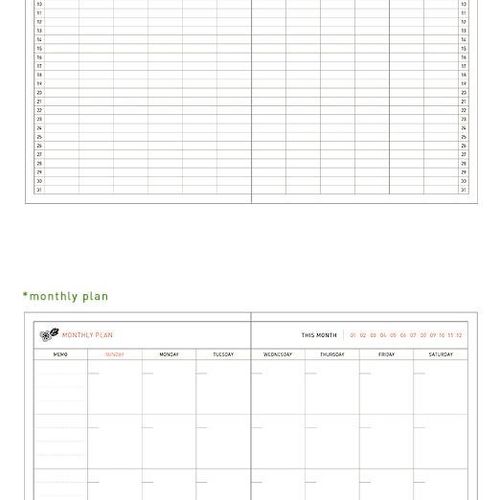 Medium Breezy Windy Monthly Planner - Image 15