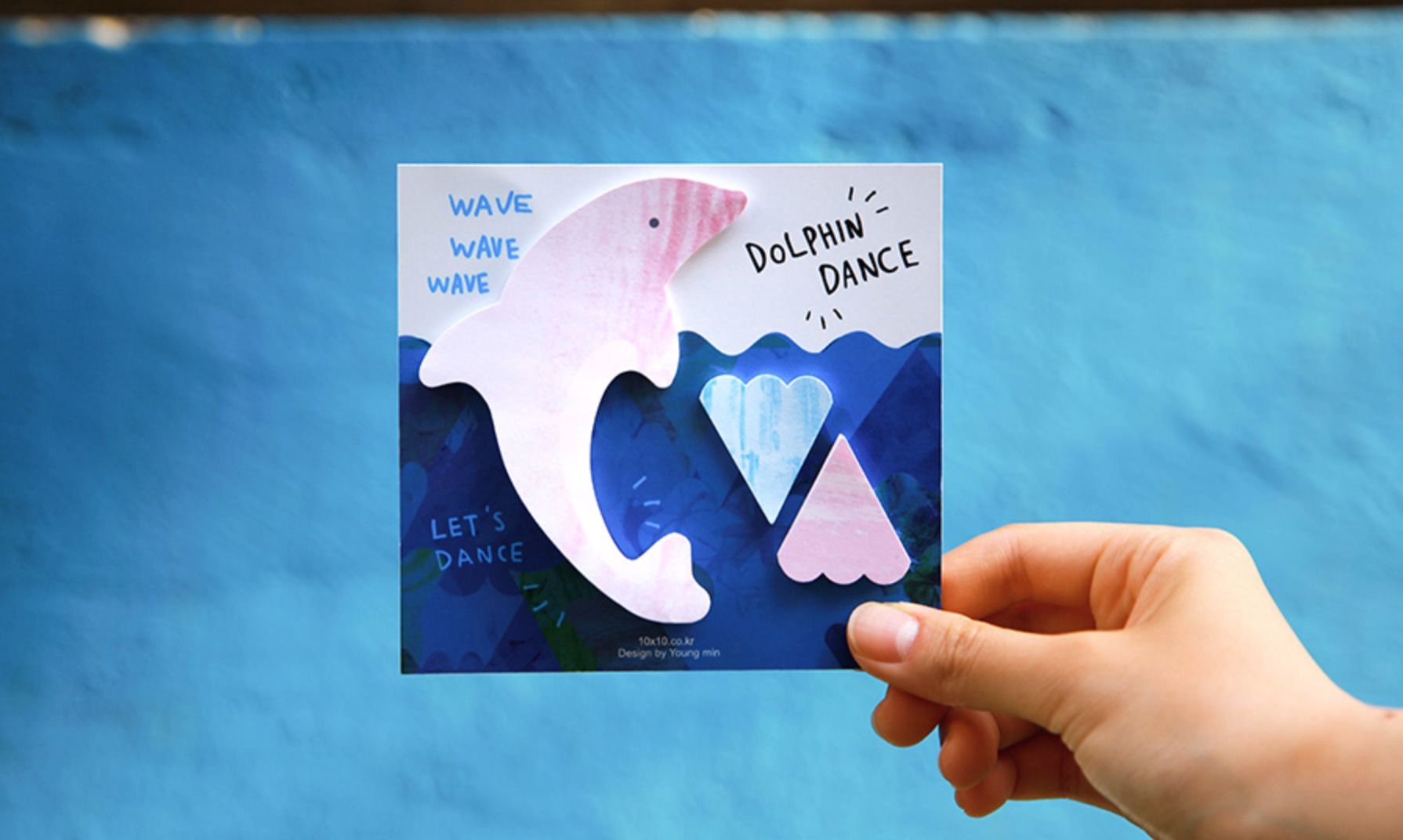 MochiThings: Dolphin Sticky Note